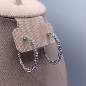 Crystal Hoop Earings